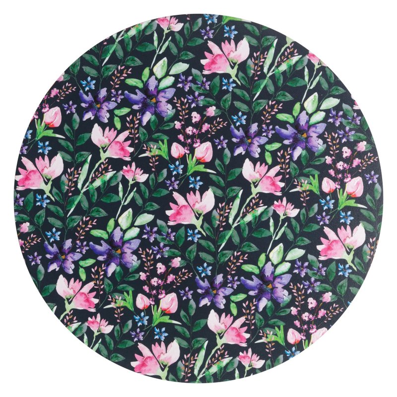 Denby Dark Floral Round Placemats X6