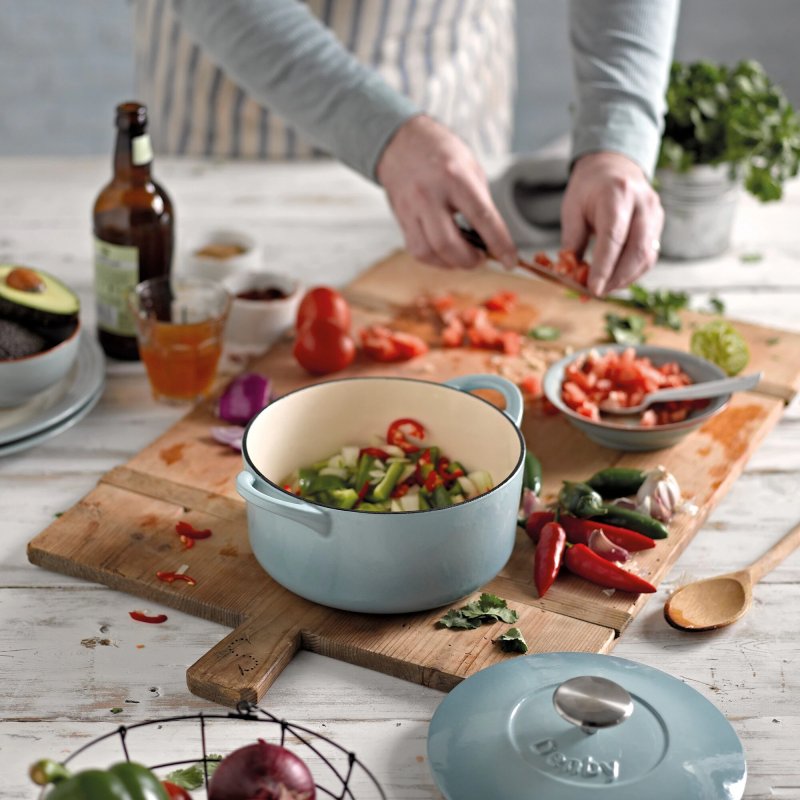 Denby Pavilion Cast Iron Round Casserole