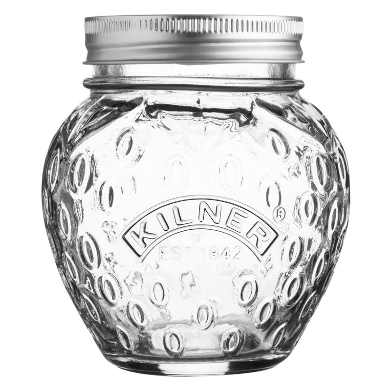 Strawberry Preserve Fruit Jar