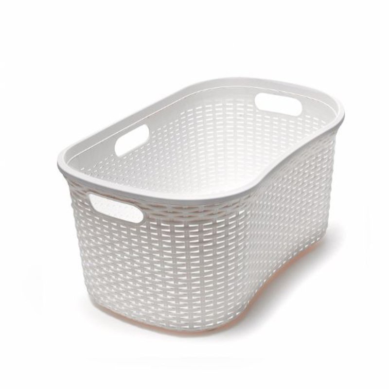 Rattan Laundry Basket Calico