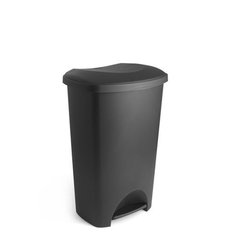 50L Pedal Bin Black