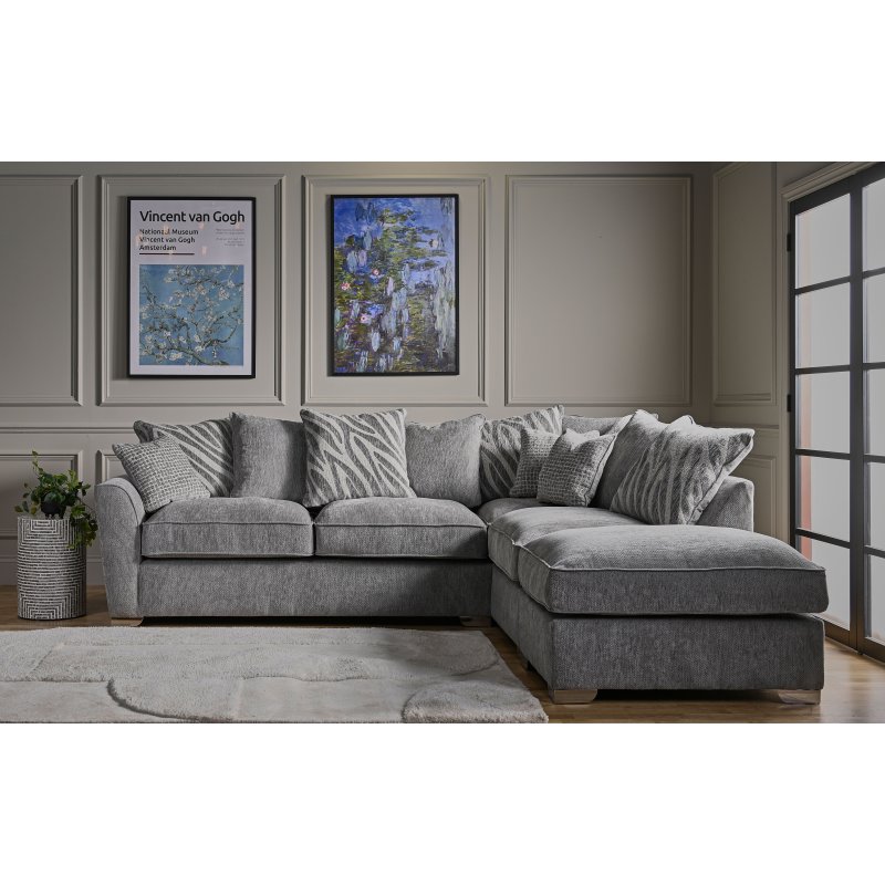 Fantasia RHF Corner Chaise  Sofa & End Stool