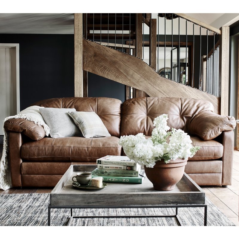 Alexander & James Bailey 3 Seater Sofa in Byron Tumbleweed