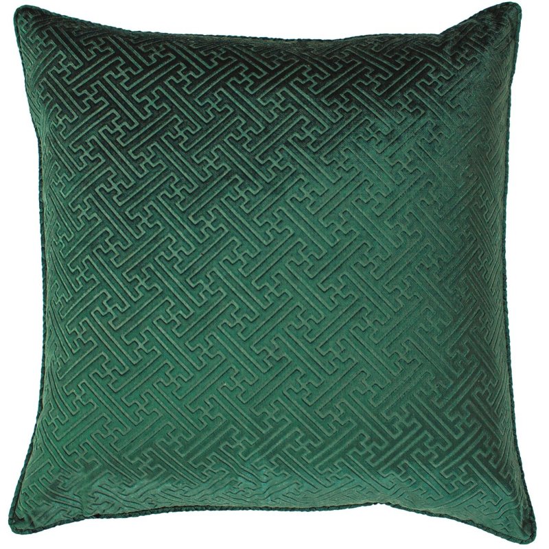 Florence Cushion Poly Filled Emerald 55x55