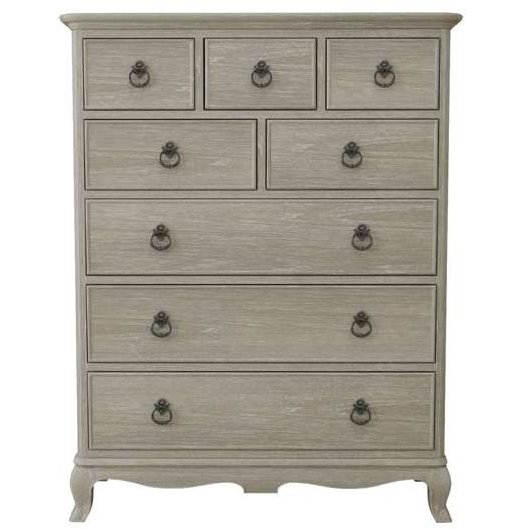 Willis & Gambier Camille Bedroom 8 Drawer Chest front angle on a white background