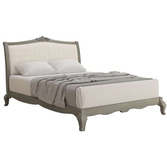 Willis & Gambier Camille Bedroom Low End Double Bedstead side angle of the bed on a white background