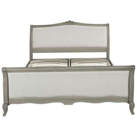 Willis & Gambier Camille Bedroom High End King Bedstead front angle of the bed frame on a white background