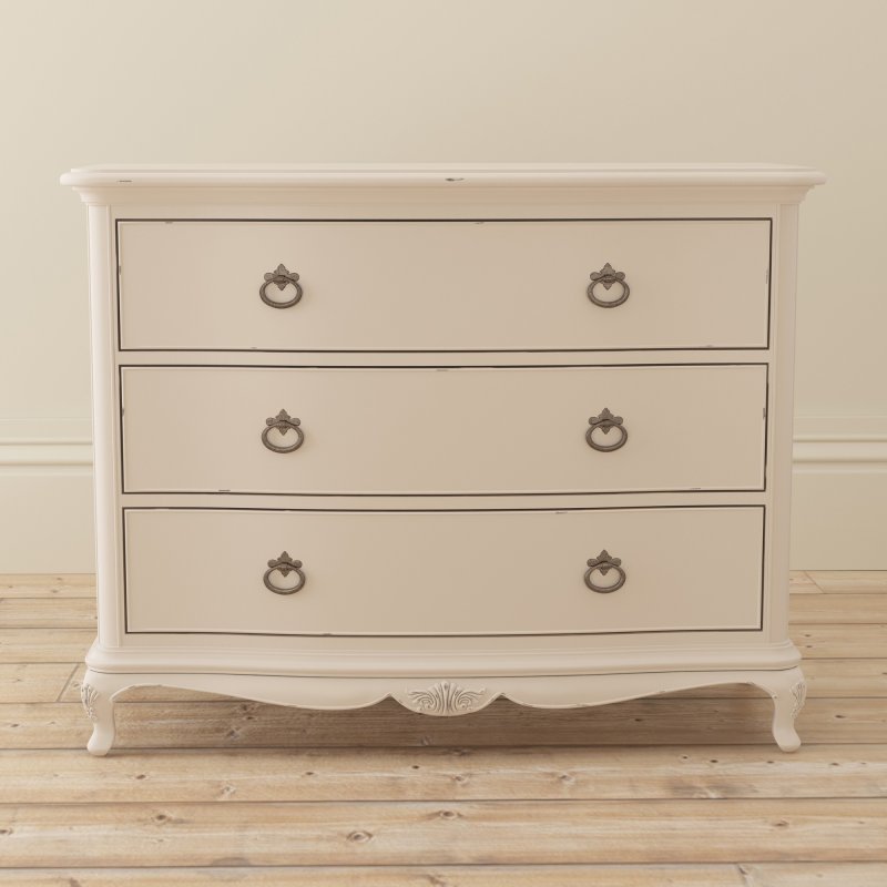 Willis & Gambier Ivory Bedroom 3 Drawer Low Chest