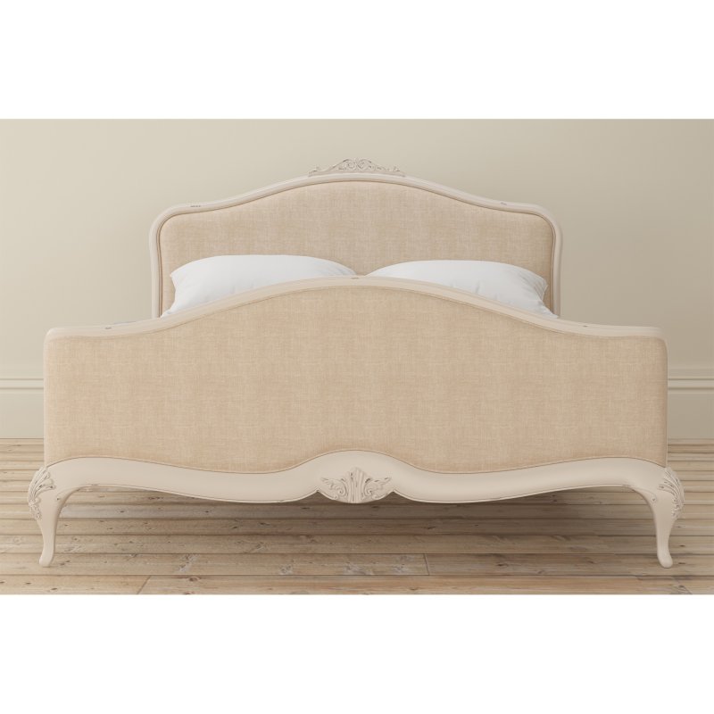 Willis & Gambier Ivory Bedroom Upholstered King Bedstead high end