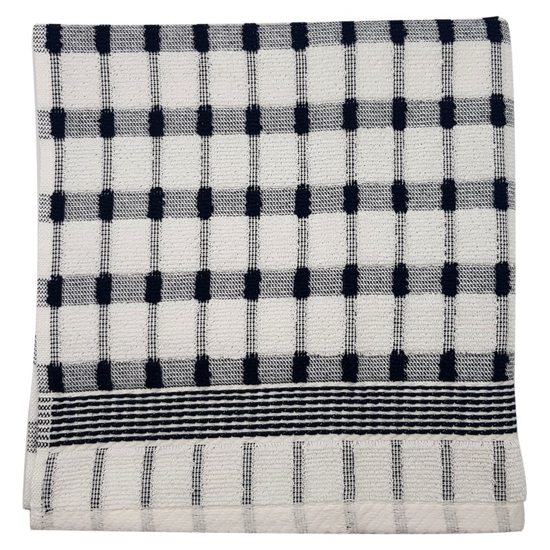 Downview D W Bond Brecon Tea Towel Black