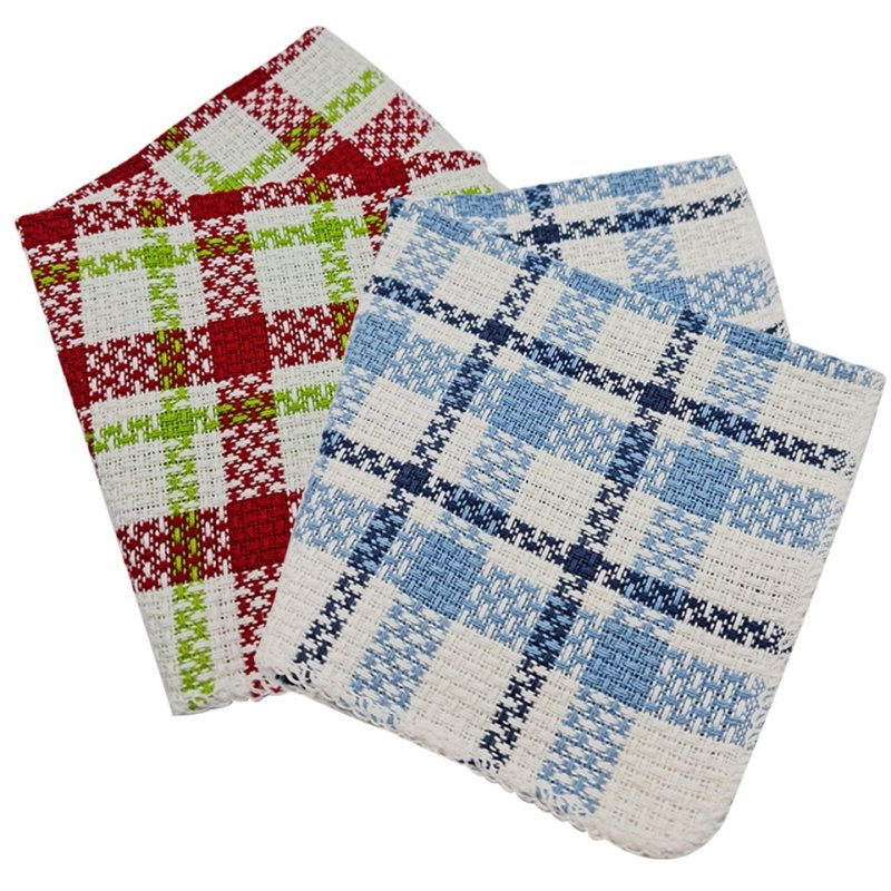 Dobby Check Dishcloth Assorted