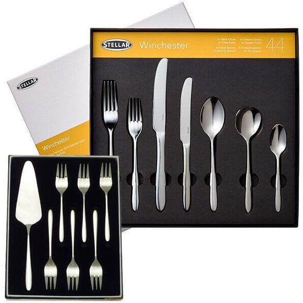 Stellar Winchester 44 Piece Cutlery Set