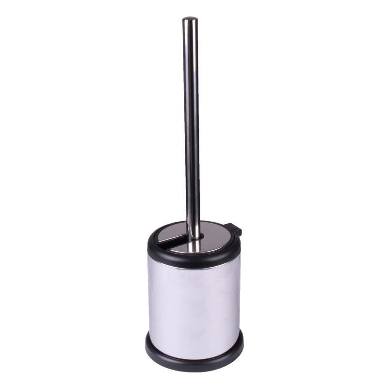 Mirrored toilet brush holder discount