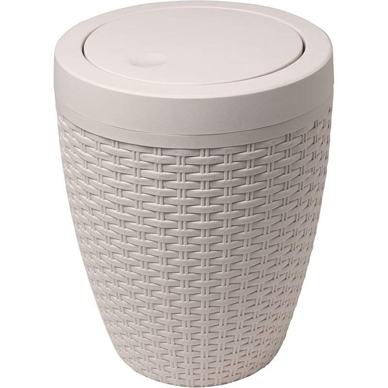 Rattan Bath Bin Calico