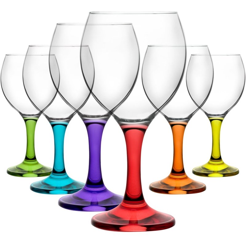 Simply Home Set of 6 Misket Wine Glasses