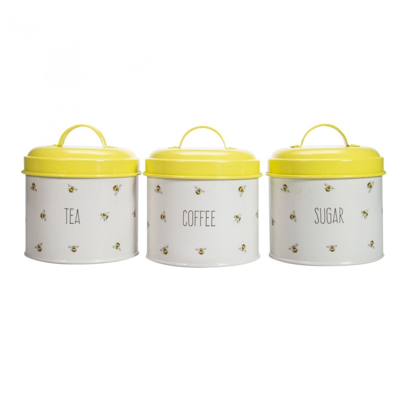 Busy Bees Set of 3 Storage Tins