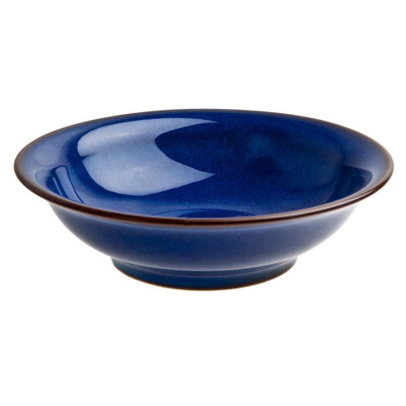 Denby Imperial Blue Small Shallow Bowl