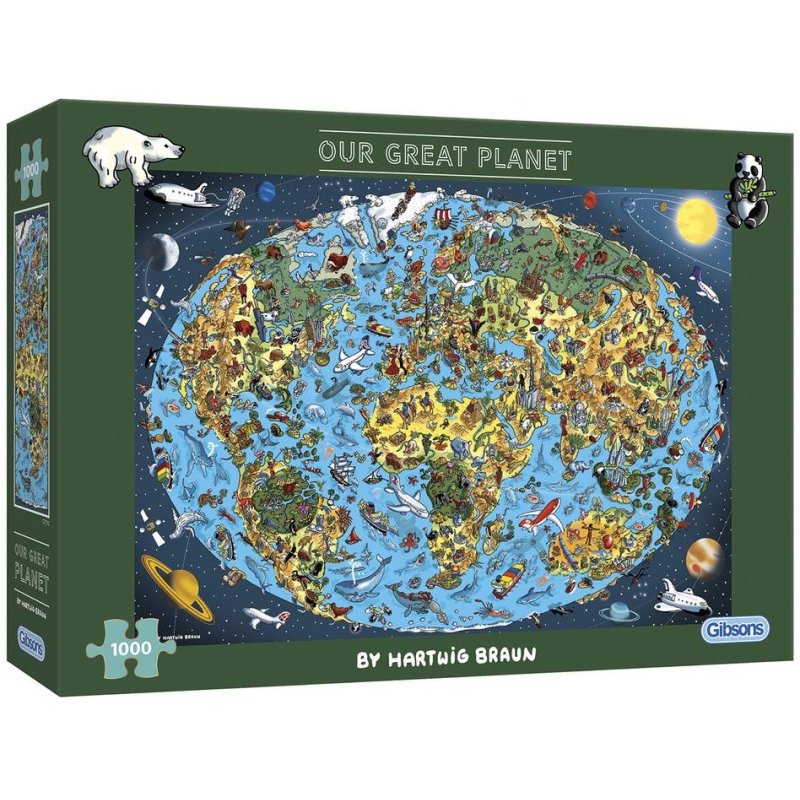 Gibsons Our Great Planet 1000 pc Puzzle