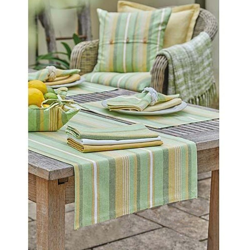 Waltons & Co Waltons & Co Lemon & Lime Stripe Wide Runner