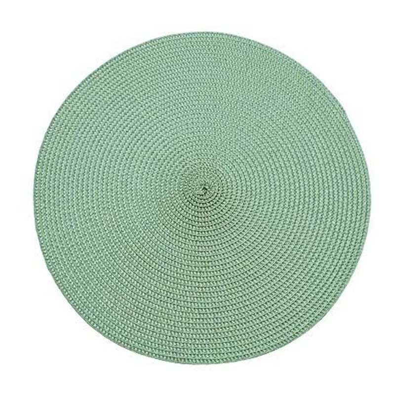 Waltons & Co Circular Ribbed Placemat Sage