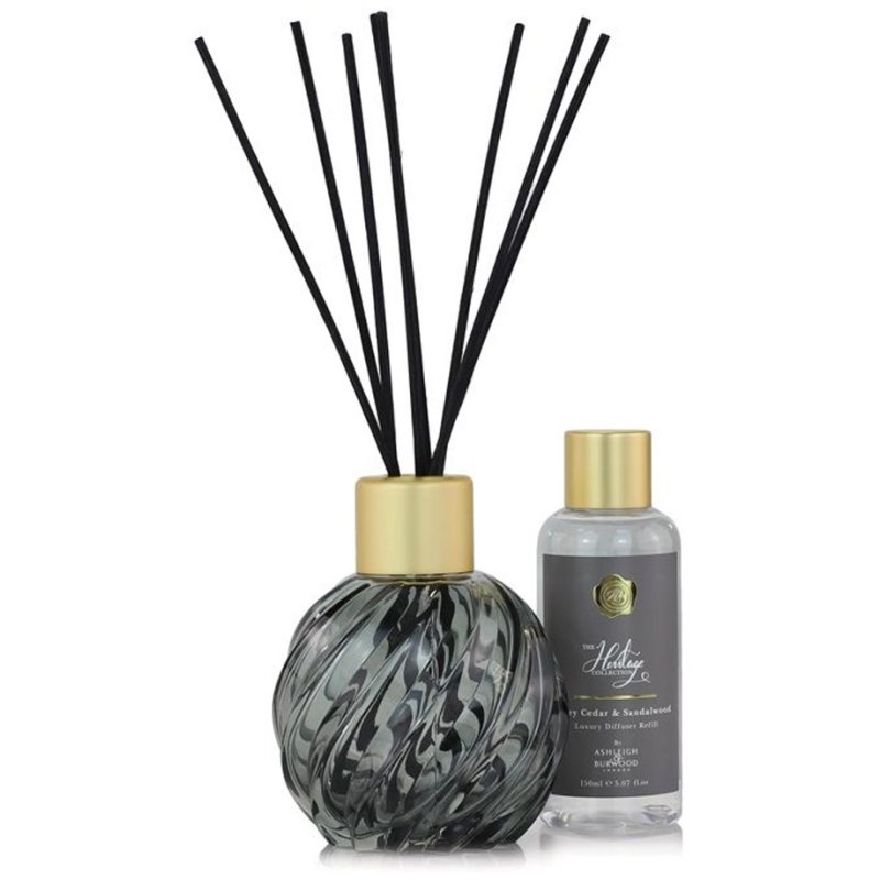 Grey Diffuser with Grey Cedar & Sandalwood