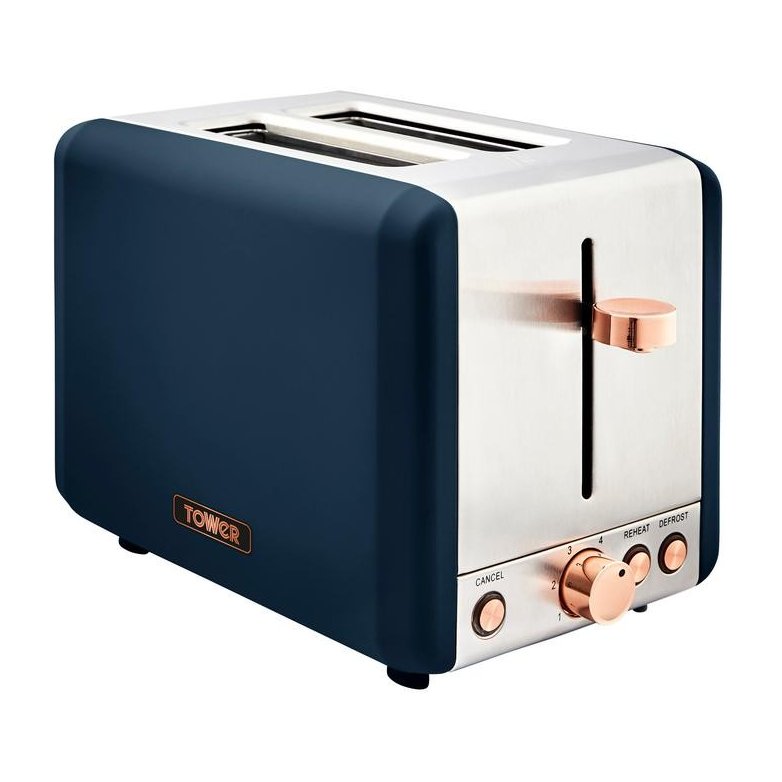 Tower Cavaletto 2 Slice Toaster Blue