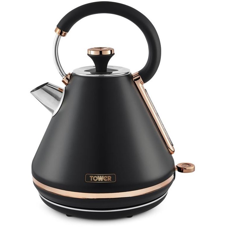 Tower Cavaletto Pyramid Kettle 1.7L Black