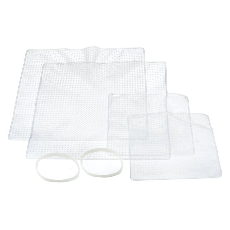 Masterclass Set of 4 Silicone Food Covers 2 Sizes