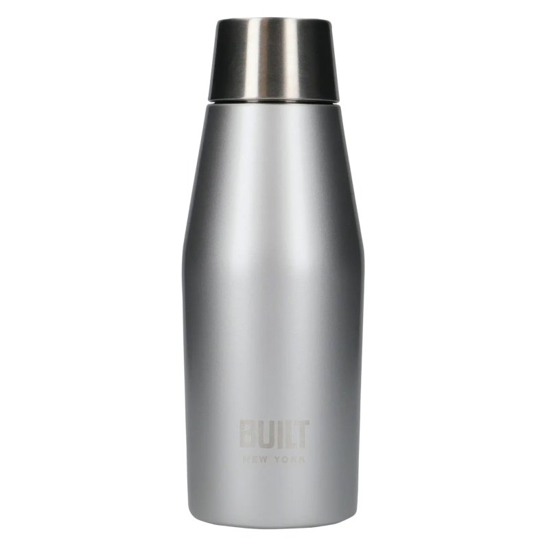 330ml Silver Insulated Water Bottle