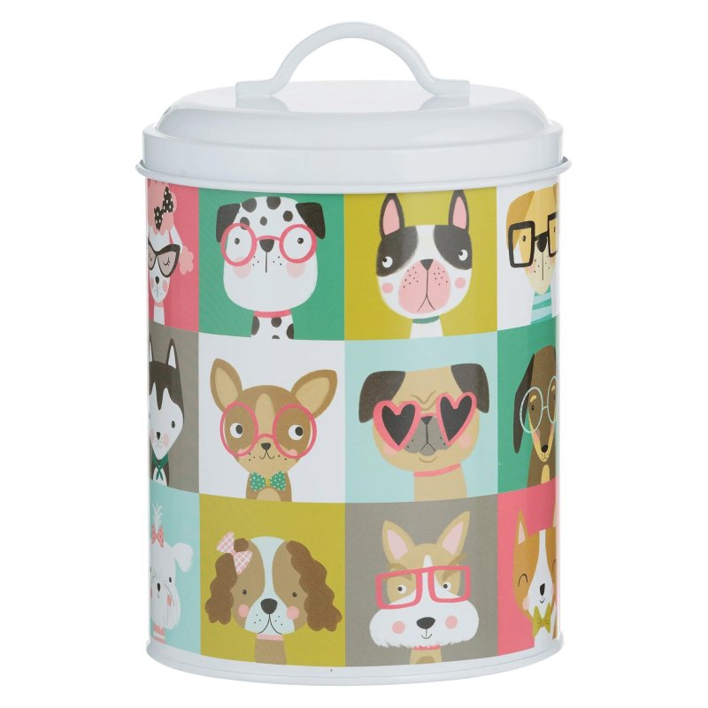 pawtrait pets dog storage tin