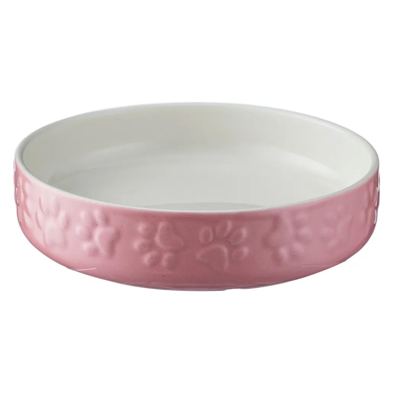 pink cat saucer