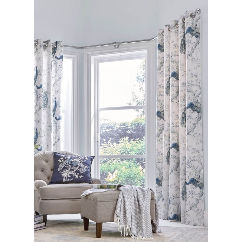 Laura Ashley Belvedere Midnight Curtains Aldiss