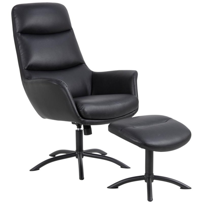 Dalby Swivel Chair & Stool Set