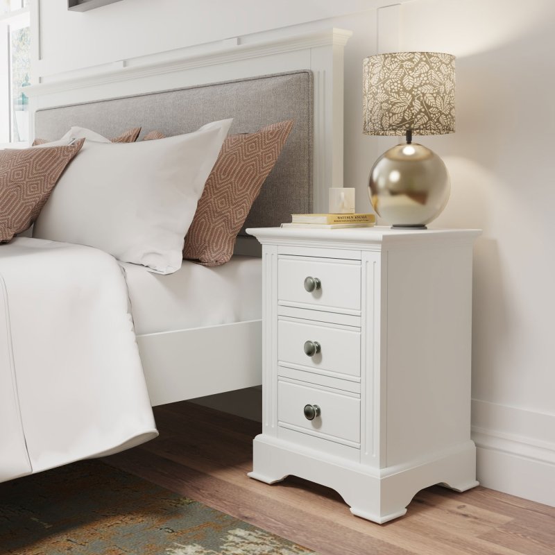 Aldiss Own Turin Large Bedside Table White