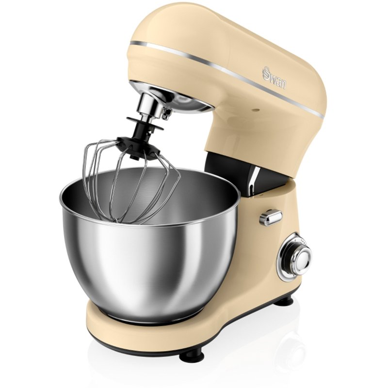 Swan Retro 800w Stand Mixer Cream