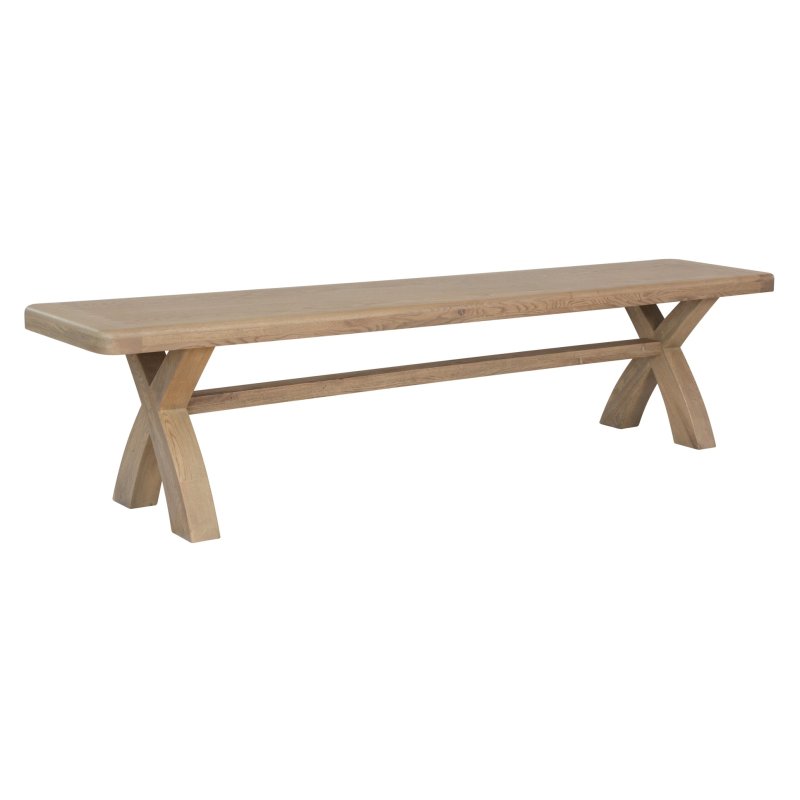 Heritage 2m Extending Table with 5 chairs and 2m Dining Bench with Cushion