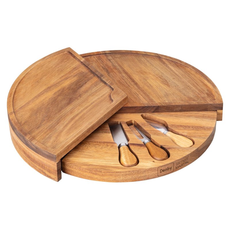Denby James Martin 4 piece Cheeseboard Set