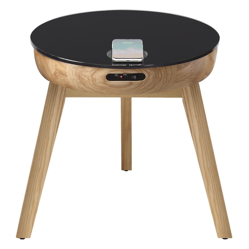 San Francisco Smart Lamp Table Glass Top