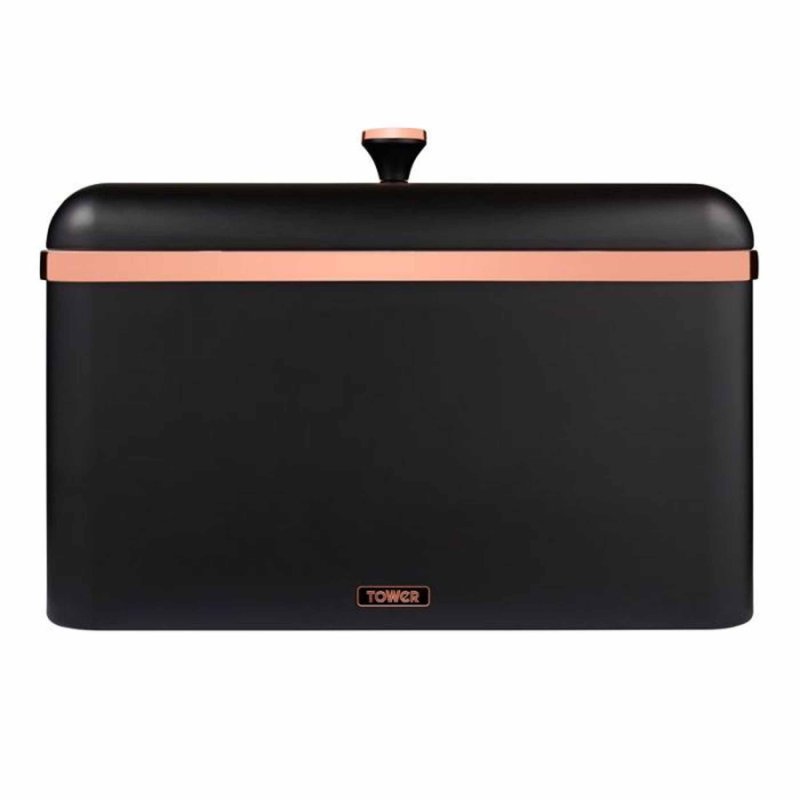 Tower Cavaletto Bread Bin Black