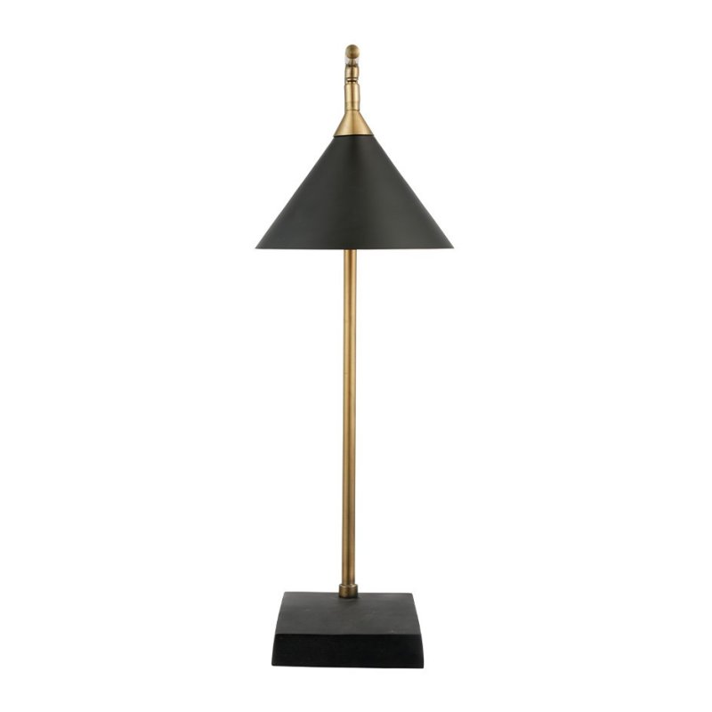 Black and sales brass desk lamp