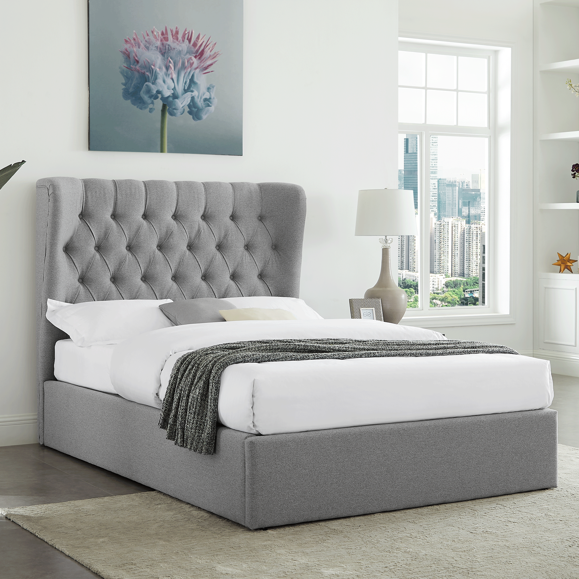 Aldiss Own Cairo Ottoman Storage Bedstead