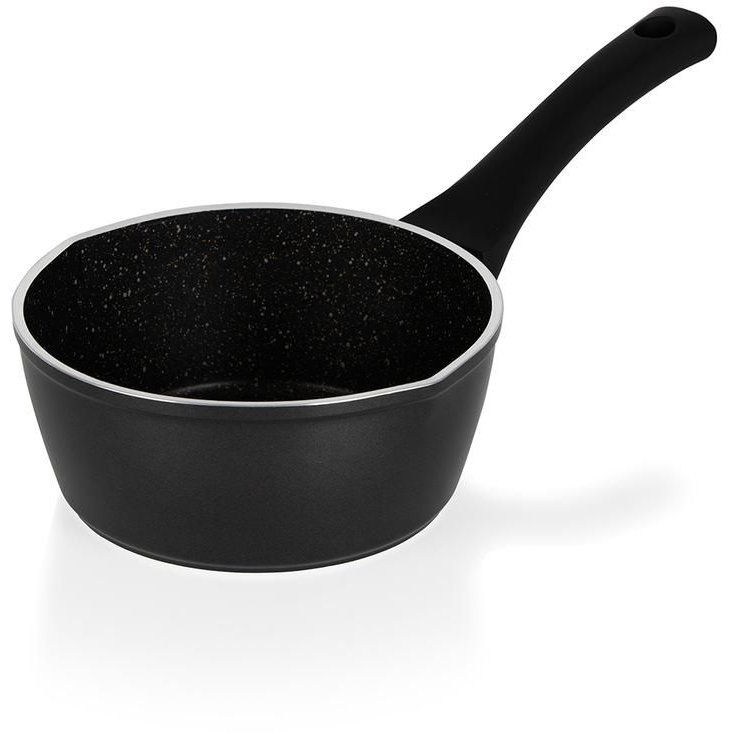 Simply Home 16cm Black Forged Milk Pan