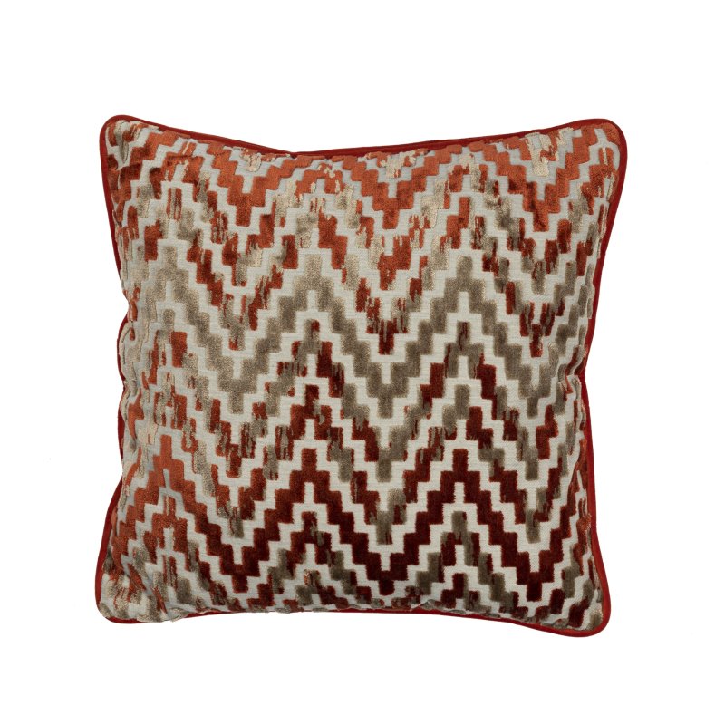 Sundour San Remo Burnt Orange Filled Cushion