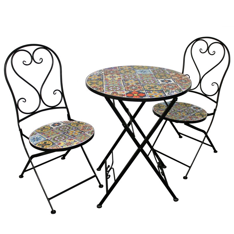 Kaemingk Braga Iron Tea for Two Bistro Set