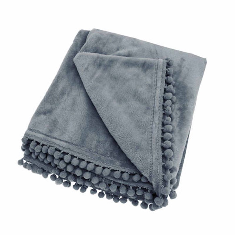 Cashmere Touch Throw Charcoal