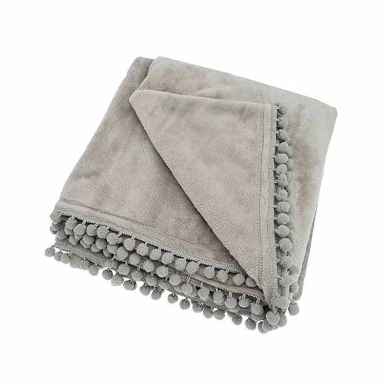 Cashmere Touch Throw Grey