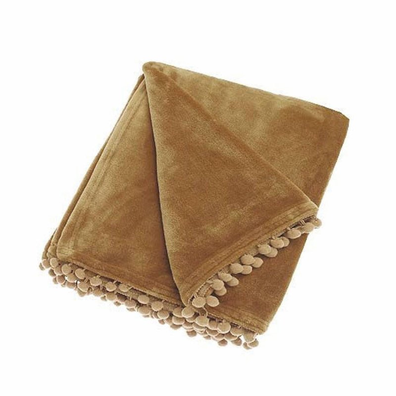 Cashmere Touch Throw Honey