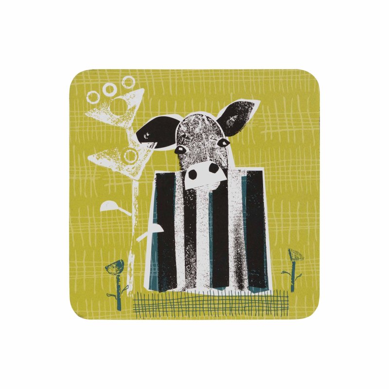 Denby Cow set of 6 coasters