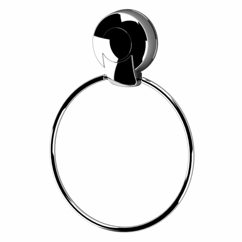 Suctionloc Towel Ring Chrome