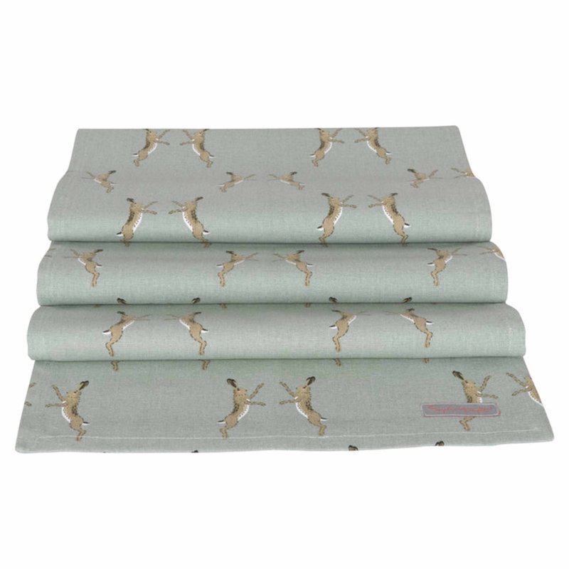 Sophie Allport Boxing Hares Table Runner